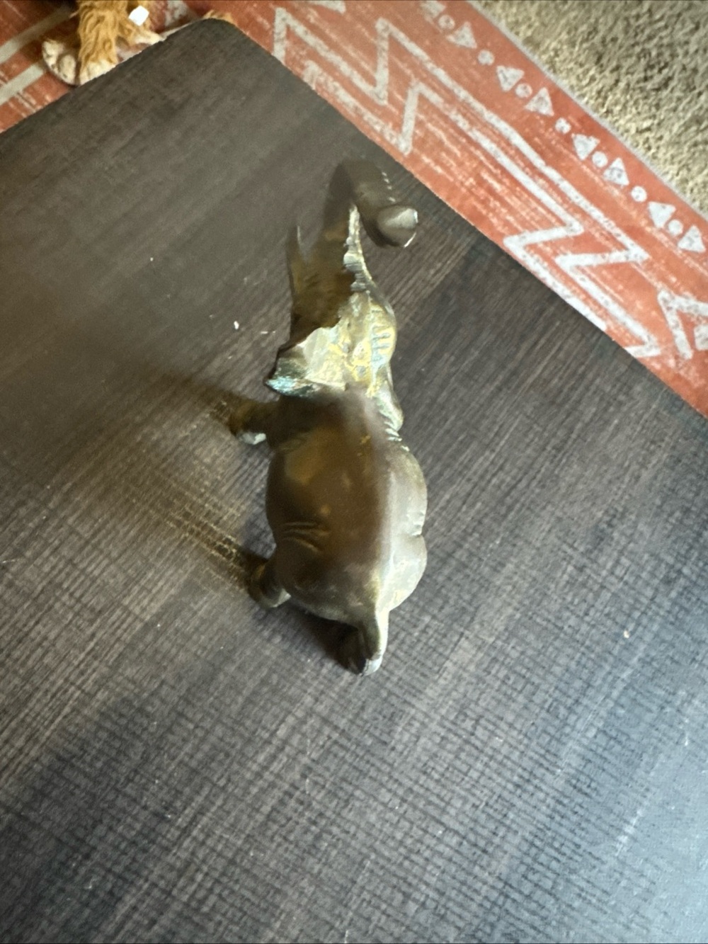 vintage brass elephant figurine 4.5”x 4.5” - Picture 6 of 12